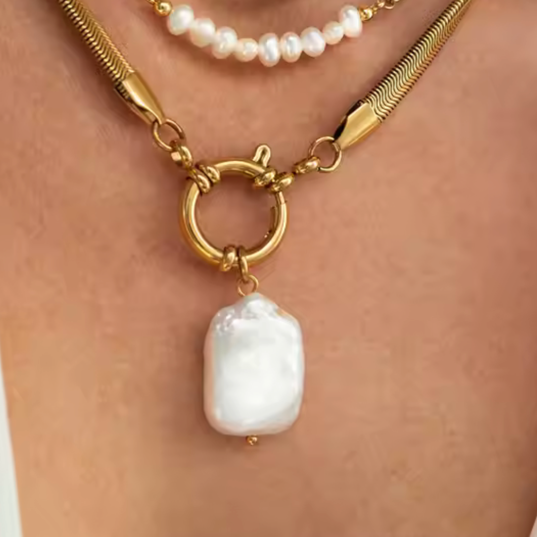 close up of fresh water pearl
