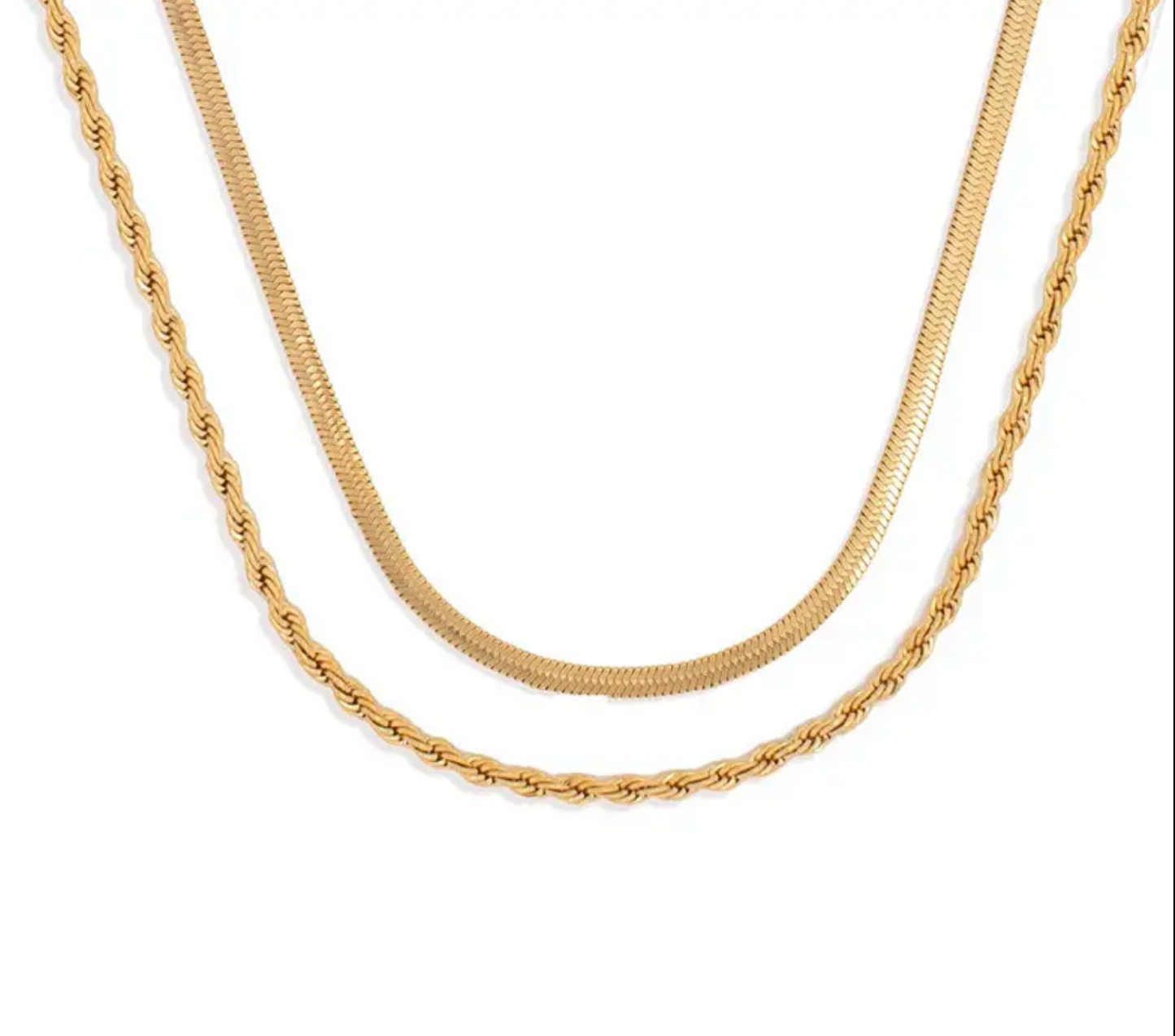 Aria - layered rope chain necklace