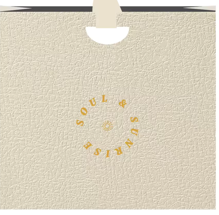 gift bag image, nude bag with logo
